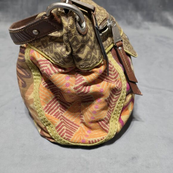 Fossil Handbag Mixed Media Boho Print Canvas - Picture 5 of 15